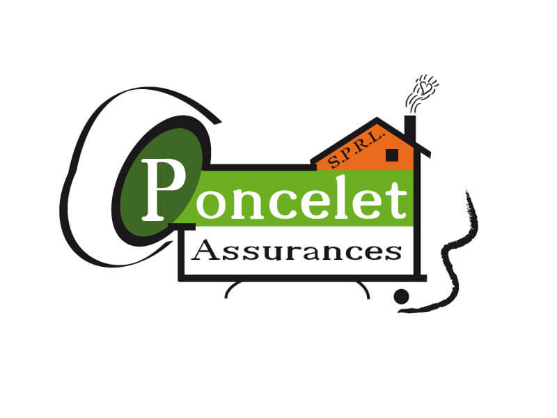 Poncelet assurance Saint-léger : Création logo entreprise