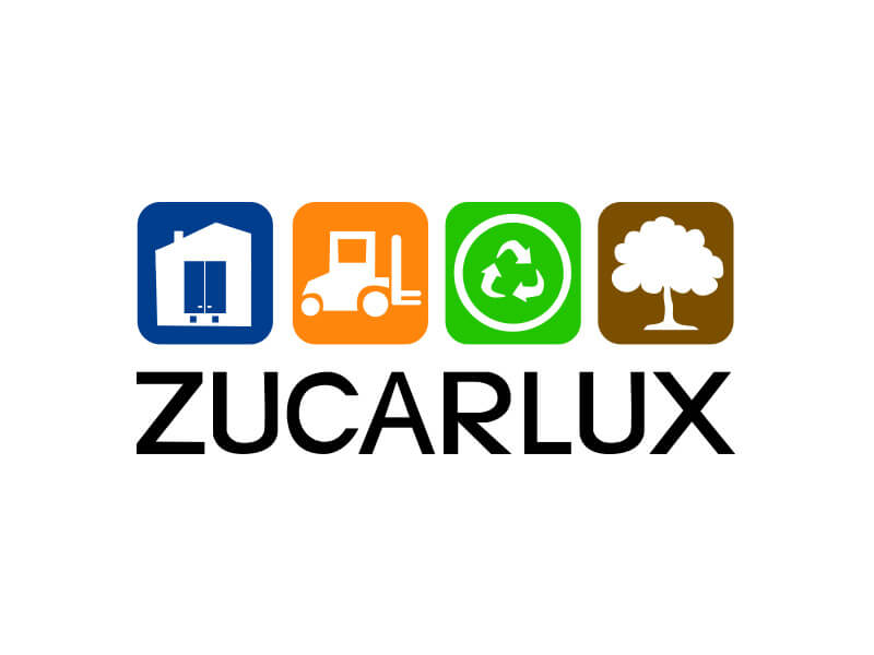 logo Zucarlux service logistique Arlon : conception graphique entreprise Virton, Luxembourg charte graphique