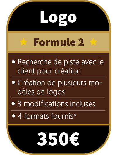 Tarifs création logo Formule 2 prix graphiste